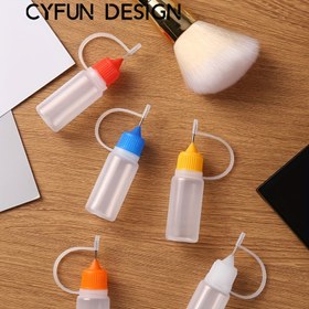 Resim CYFUN TASARIM 5 adet/lot 10ml 20ml 30ml 60ml İğne Ucu Şişeler Boş Uygulayıcı Şişeler Kendi El Sanatları İçin Boya Tutkal El Sanatları Malzemeleri ile Doldurun 