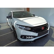 Resim Honda Civic Fc5 Makyajlı Kasa Ön Sis Ledi Uçak Dizayn (hareketli) 
