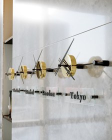 Resim World Clock - 3 / Siyah/Gold / Siyah 