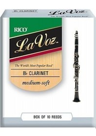 Resim Rico Royal Rcc La Voz Bb Clarinet Medium Soft Bb Klarnet Kamışı 