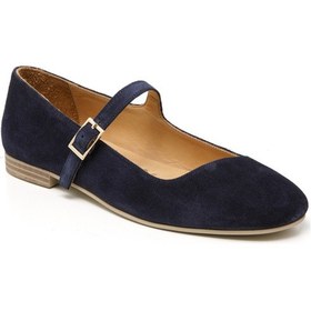 Resim Lacivert Sandalet Kadın Rc-25y-093-m1969 John May Laci Süet Lacivert 