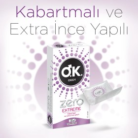 Resim Okey Zero Extreme 20'li Prezervatif 