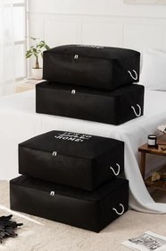 Resim 4'lü Baza Altı Yastık Yorgan Kazak Hurcu 