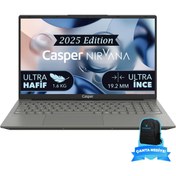 Resim Nirvana X600.1342-BF00X-G-F-CANEX16 Intel Core i5-13420H 16GB 1TB Freedos ' + Excalibur 15.6"-16" Sırt Çantası Siyah Hediye Casper