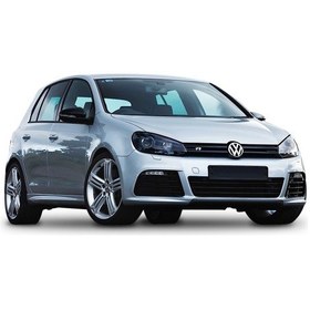 Resim Vw Golf 6 R 2009-2012 Plastik Boyasız Yan Marşpiyel 