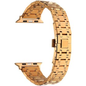 Resim Ariatech Watch Ultra 49mm Uyumlu Krd-83 Metal Kordon-rose Gold 