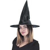 Resim Siyah Renk Cadı Şapkası 