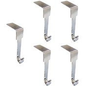 Resim Suntek Ev Dekorasyonu Için 5 Adet Yılbaşı Çorabı Askısı Şömine 6cmx2,5cmx14cm 