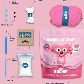 Resim Kalp Amigurumi Kiti - Pratik Örgü İp 