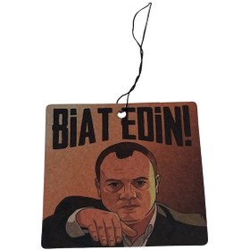 Resim Süleyman Çakır Biat Edin Tasarımlı Bambu Esanslı Baskılı Ayna Ot 