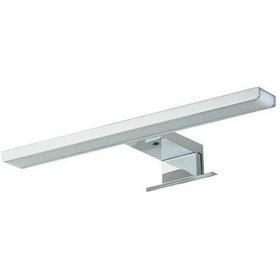 Resim Opulentliving Modern Led Banyo Aynası - 6000k Beyaz Işık, Ip44 Su Geçirmez, 8w 600 Lümen Gümüş Tasarım Gümüş 