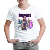 Resim Fortnite - Pets Beyaz Çocuk Tshirt 