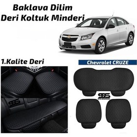 Resim Chevrolet Cruze Siyah Deri Oto Koltuk Minderi 
