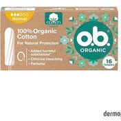 Resim O.B Organic Normal Tampon 16'lı 
