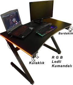 Resim XPRİME Markus Rgb Ledli Oyuncu Masası 