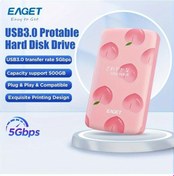Resim Chuangyinshop Eaget Şık Taşınabilir 500gb Pembe Mekanik Harici Hard Disk 