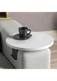 Resim Yan Sehpa Ayarlanabilir Tepsi - Beyaz Çok Renkli 