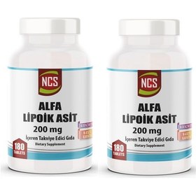 Resim L-carnitine Alpha Lipoic Acid Koenzim Q10 180 Tablet 2 Kutu 