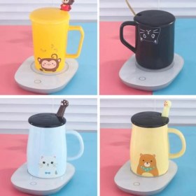 Resim PremiumPort 55°c Sabit Sıcaklıkta Seramik ve Cam Kupa Isıtıcı 