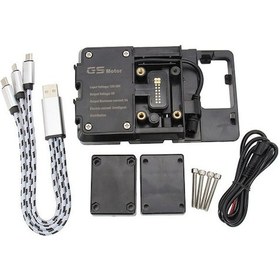 Resim Vkemall Honda Forza 350/125 İçin Dayanıklı Gps Telefon Tutucu Navigasyon Tahtası Montaj Seti D Diğer 