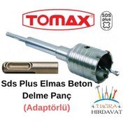 Resim Tomax Sds Plus Elmaslı Beton Delme Panç Adaptörlü 35mm 