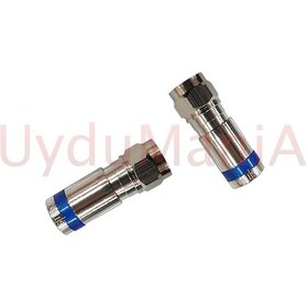 Resim Rg6 Digitürk Sıkmalı F Konnektör - 100 Adet 