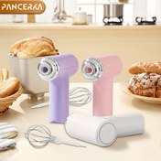 Resim PANCERKA USB Şarj Edilebilir Kablosuz El Tipi Elektrikli Çırpıcı, Çok Fonksiyonlu Karıştırıcı, Kompakt, Kullanımı Kolay ve Yer Tasarruflu, Kahve, Cappuccino, Krem, Pişirme ve Mutfak Kullanımı İçin 