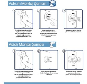Resim Vakumlu Banyo Tuvalet Havlu Askısı Krom 