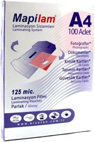 Resim SoyluhanStore Laminasyon Filmi A4 125 Micron 10'lu 