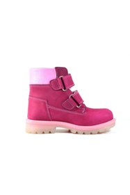 Resim Toddler T.1021 Hakiki Yağlı Deri Fuşya Kız Çocuk Bot 
