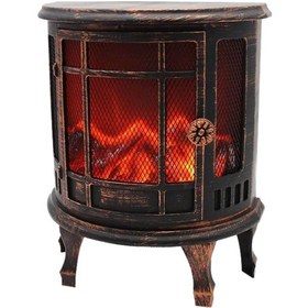 Resim Dekoratif Ledli Şömine Lamba Ayaklı 30x24cm Alk2505 