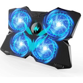 Resim Apera BN55 Dizüstü Bilgisayar Soğutucu Laptop Standı 4 Fanlı 2 USB 