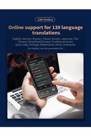 Resim Epilons Kameralı 140 Dilde Wifi Özellikli Translator Elektronik Çeviri Cihazı Türkçe Menü 