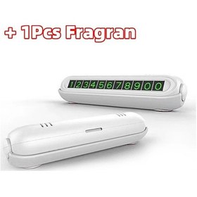 Resim Beyaz-araba Styling Geçici Park Kartı Telefon Numarası Kart Plakası Telefon Numarası Araba Park Durdurma Araba-styling 