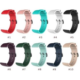 Resim Samsung Uyumlu Galaxy Watch Active2 44Mm Tokalı Silikon Kordon (20Mm) 