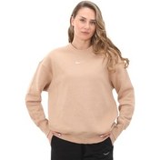 Resim Nike W Nsw Phnx Flc Os Crew Kadın Sweatshirt Pembe 