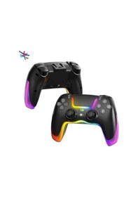 Resim Lobo Ps4 Kol Kablosuz Gamepad Oyuncu Kol /çift Titreşim Eksenli Rgb Mod/ps4/switch/pc/androd/Apple Uyumlu iPhone 