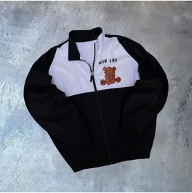 Resim GökTR Unisex Uzun Kollu Paraşüt Kumaş Rüzgarlik - Siyah 