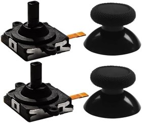 Resim iParto 2 paket Joystick yedek Oculus Quest 3 denetleyici Analog ThumbStick ile 2 Caps yedek Meta Quest 3 denetleyici araçları ile 