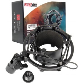 Resim Lastvoice Stüdyo Mikrofon Tutucu Plastik Shock Mount 