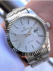 Resim Coliseum Çelik Kordon Takvimli Kadran Kutulu Seri Erkek Kol Saati Ft.aas.ı003 
