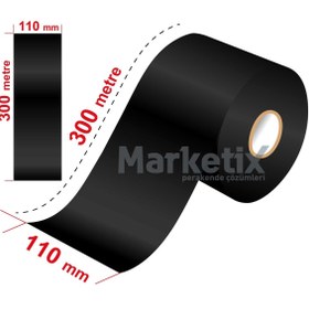 Resim Marketix 110x300 Metre Wax Ribon 