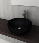 Resim Bocchi Venezia Çanak Lavabo 45 CM Parlak Siyah 1119-005-0125 