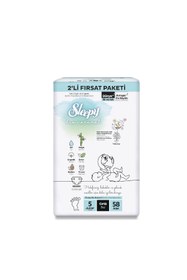 Resim Hype Store Bio 2'li Fırsat Paketi Bebek Bezi 5 Nu Junior 58 Adet Cırtlı Bez 