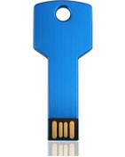 Resim Metal Anahtar Şekli Usb 2.0 Flash Sürücüler Kalem Sürücüler Su Geçirmez Bellek Light Blue 32gb Diğer 