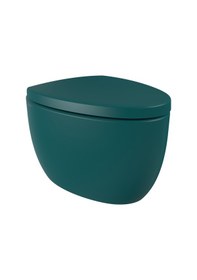 Resim Bocchi Etna Asma Klozet Mat Petrol Mavisi 1116-071-0128 Kapak Dahil Çok Renkli 