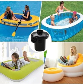 Resim Artfulabode Yatak Ve Ürünleri Taşınabilir Şişme Şişirme Pompası Nozullu Lastiği, İçin Hızlı Havuz Hava Geeroyoo Elektrikli Bot, Araba 3 - Lc 