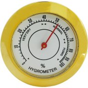 Resim Hygrometer Puro Kutusu Saati Nem Ölçer Saat Thr146 