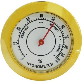 Resim Hygrometer Puro Kutusu Saati Nem Ölçer Saat Thr146 