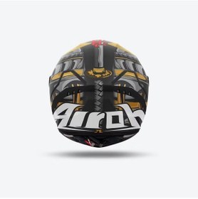 Resim Airoh Connor Samuraı Mat Motosiklet Kaskı Çok Renkli 